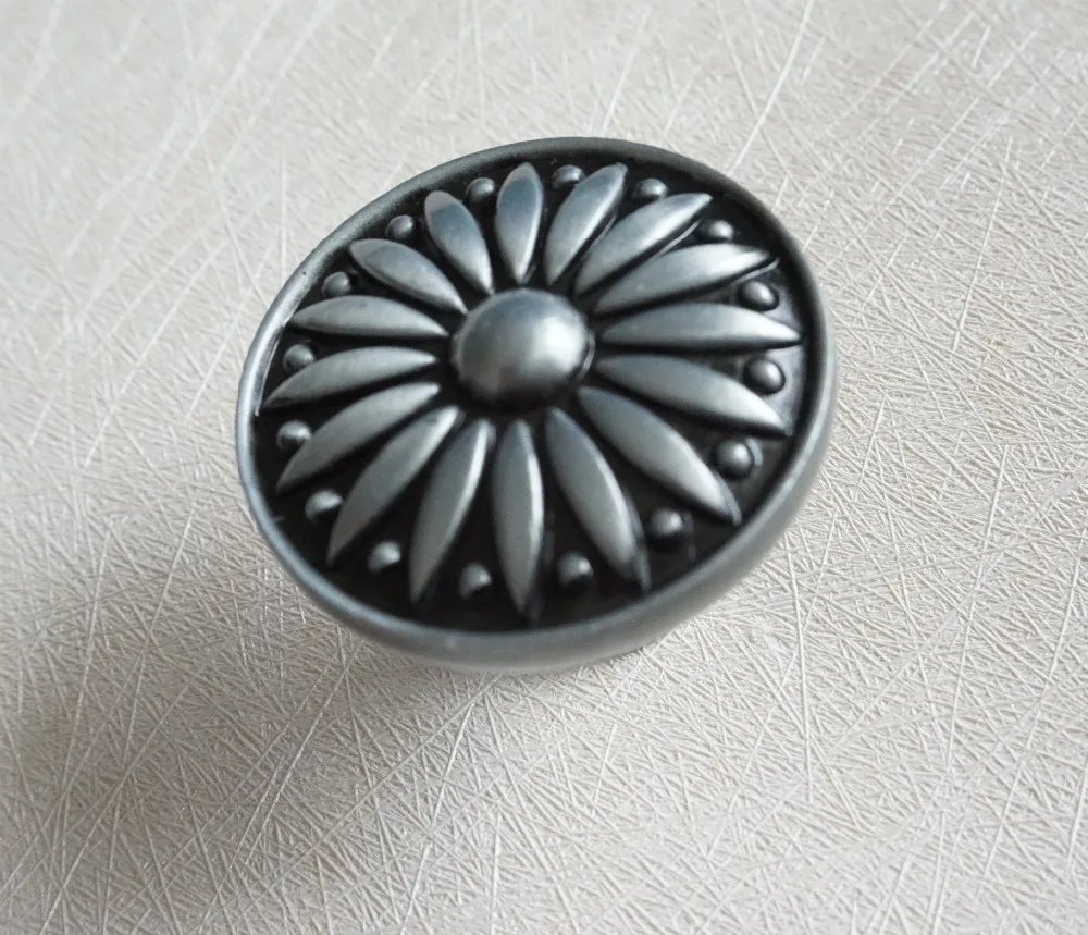 Ручки для комода круглые ручки ящиков серые/серые кухонного шкафа/винтажная