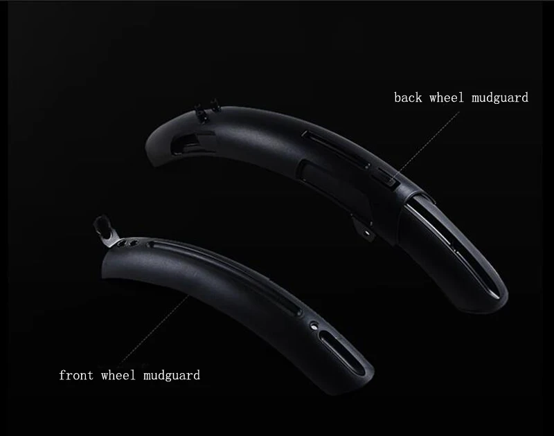 Обновленный 3-го поколения велосипед брызговик и подножка для Xiaomi Qicycle EF1 шина электрического велосипеда брызговик крыло поддержка