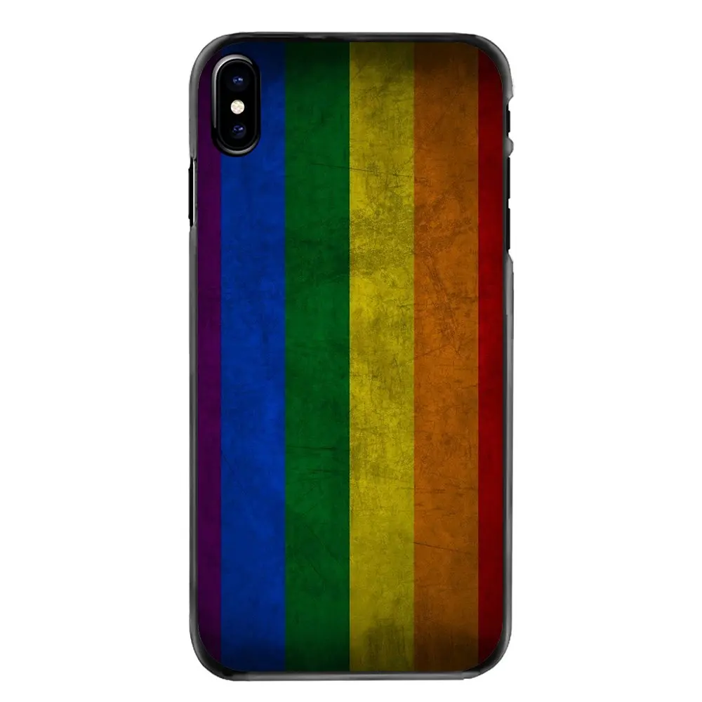 Gay Lesbian LGBT Rainbow Pride Art Poster For Samsung Galaxy A3 A5 A7 A8 J1 J2 J3 J5 J7 Prime 2015 2016 2017 Hard Phone Bag Case |