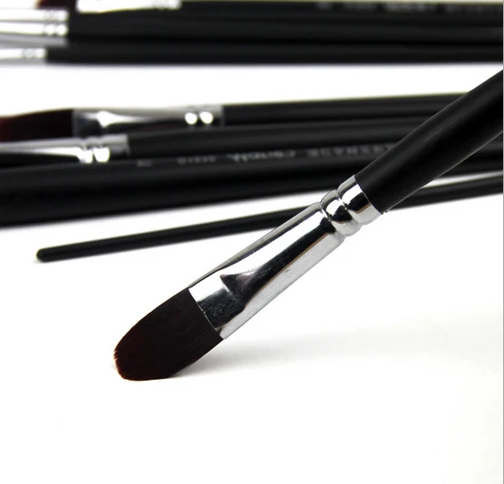 Maries набор нейлоновых кистей для рисования деревянная ручка гуашь акварельная