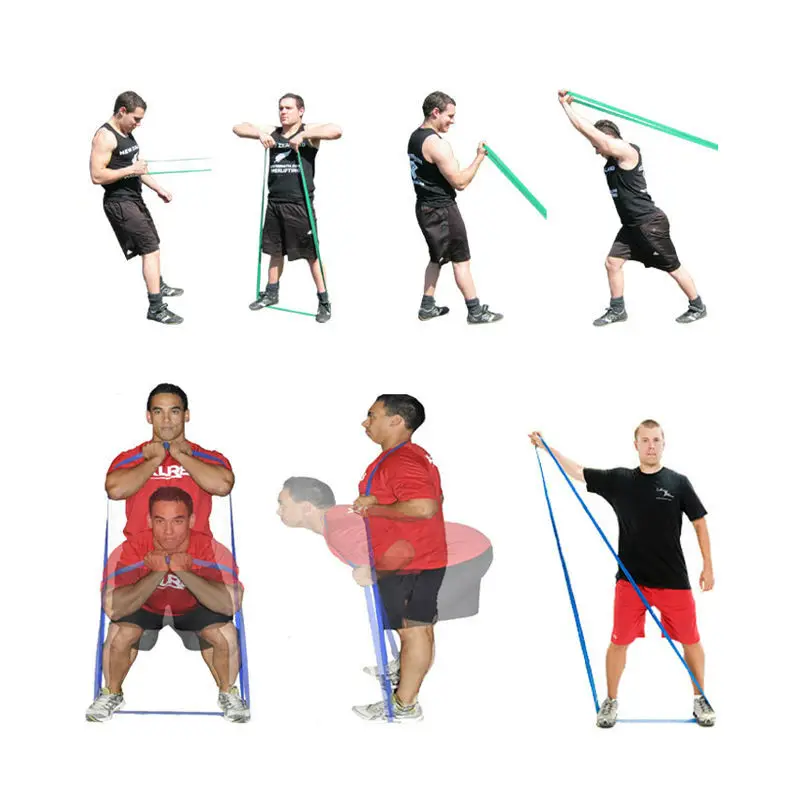 Набор из 2 эластичных лент натурального латекса 41 дюйм | Спорт и развлечения