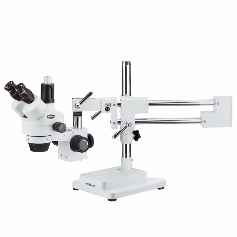 Мультифокальный стереомикроскоп AmScope 3.5X-90X + флуоресцентсветильник 5 Мп США |