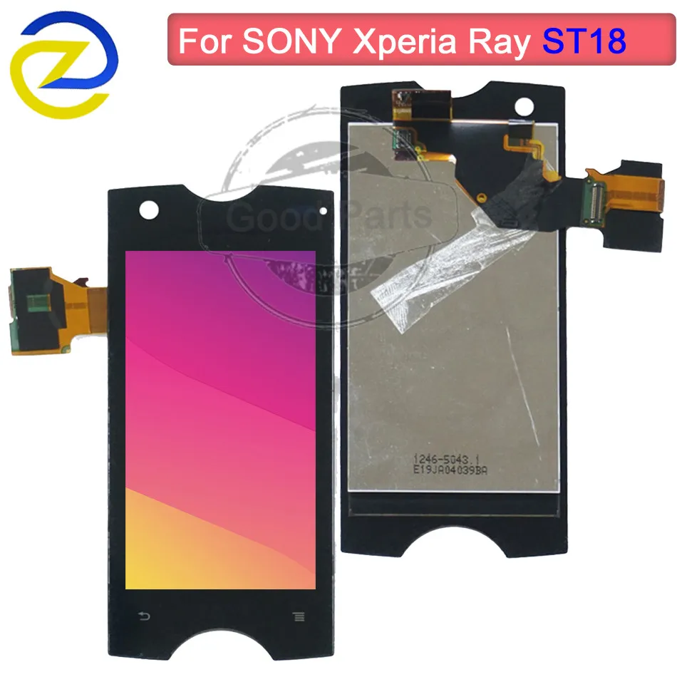 854*480 3 &quotдля sony Ericsson Xperia Ray ST18i ST18 ЖК-дисплей дисплей с Сенсорный экран дигитайзер в