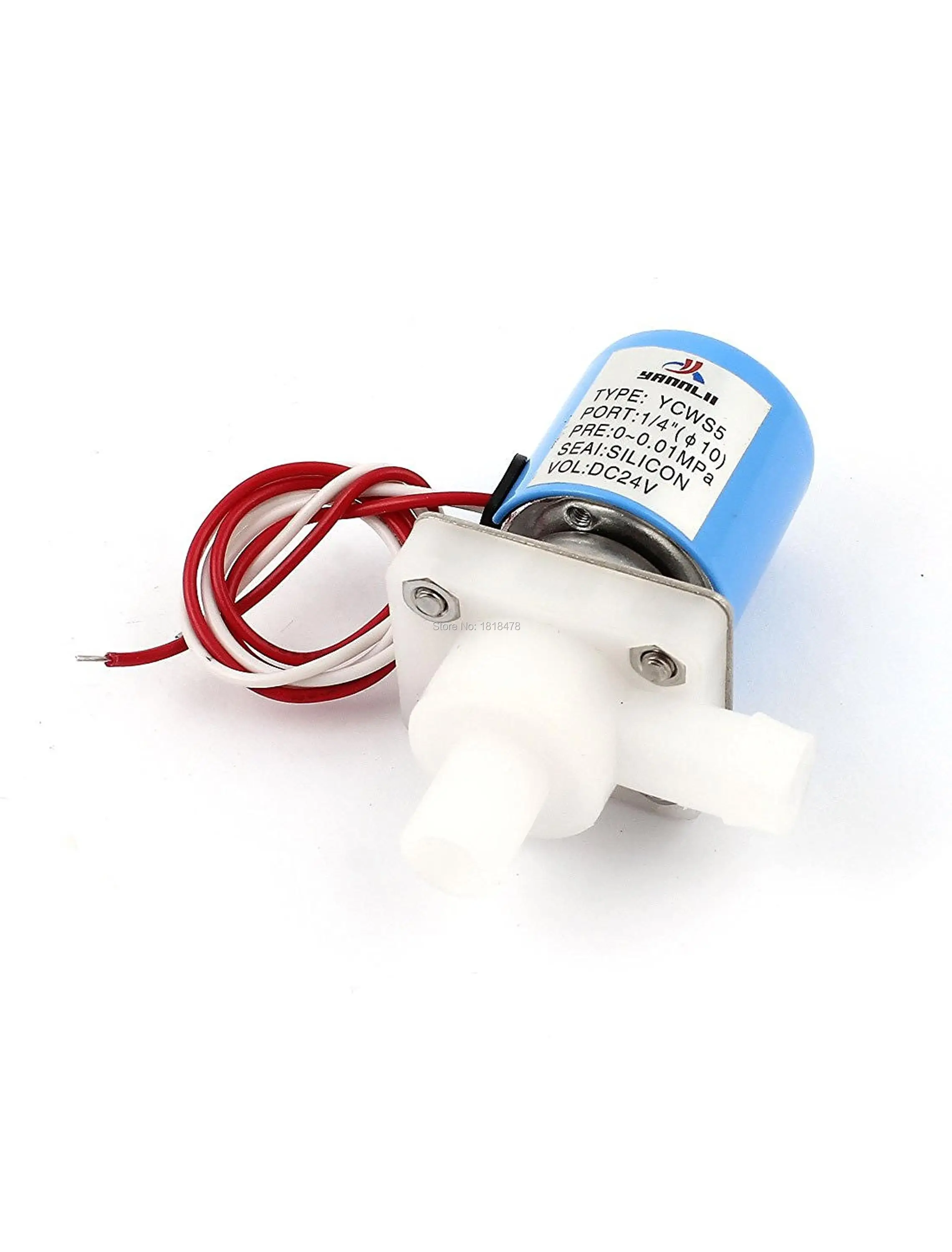 

DC24V 2 Way Purifier Air Pneumatic Water Solenoid Valve 1/4"