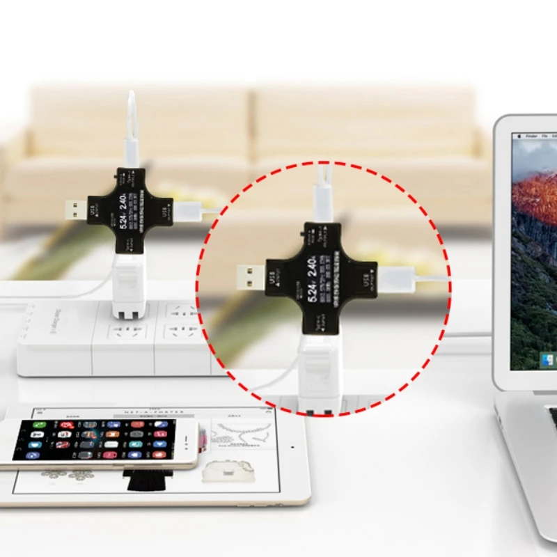 Тестер USB type-C pd цифровой вольтметр постоянного тока амперимор измеритель тока Амперметр детектор зарядное устройство индикатор