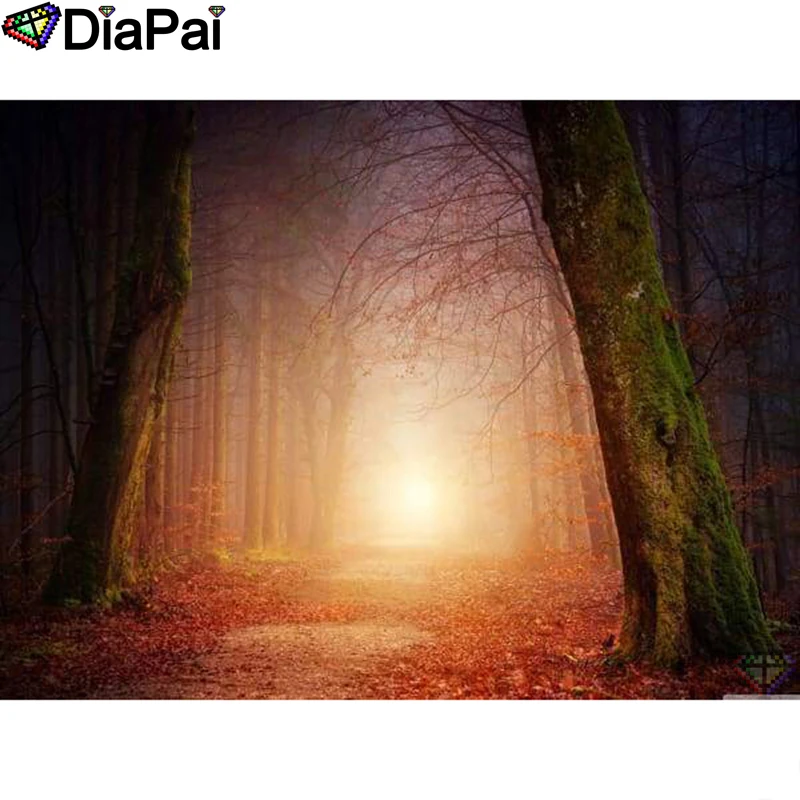 

DIAPAI Diamond Painting 5D DIY 100% Full Square/Round Drill "Tree scenery" Diamond Embroidery Cross Stitch 3D Decor A24241