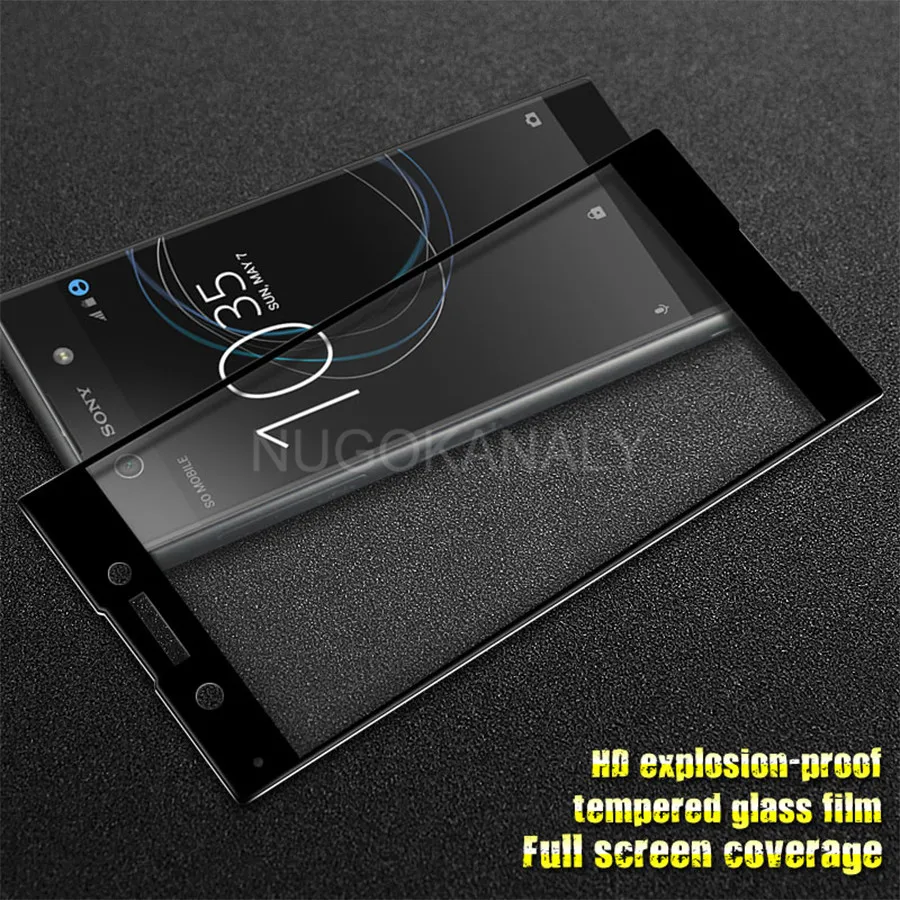 20D Curved Full Cover Arc Edge Tempered Glass for Sony XA3 XA2 XA1 XA Ultra Plus X XP XC XZ3 XZ2P Screen Protector | Мобильные