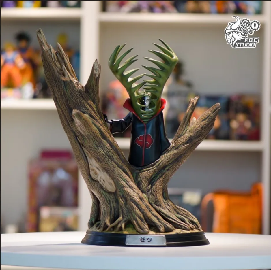 Comic Club Наруто FOC Akatsuki pain Konan Zetsu Itachi Kisame Kakuzu Hidan gk смола фигурка игрушка для коллекции - Цвет: Zetsu