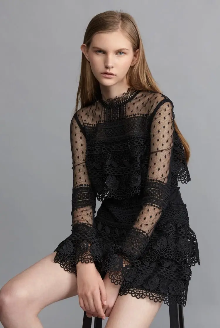 Высококачественное сексуальное весеннее платье 2017 модное подиумное