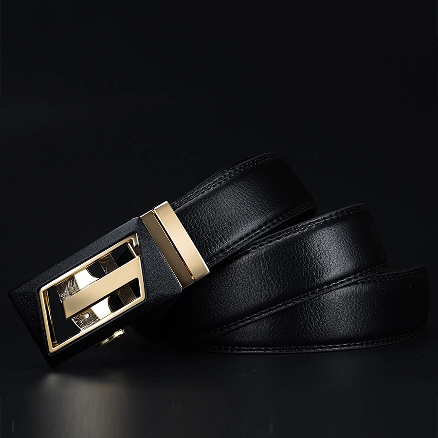 COWATHER новая дизайнерская Автоматическая пряжка из воловьей кожи мужской ремень