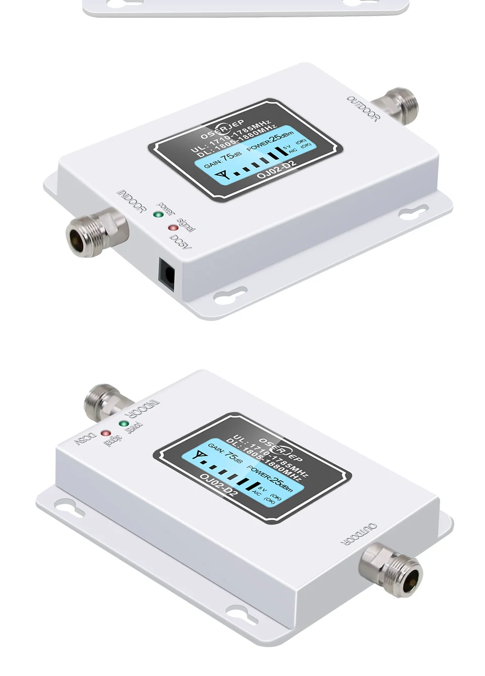 Gsm Lte 1800 усилитель ЖК-дисплей 70 дБ усиление 2g 4g LTE Усилитель сотового телефона DCS 1800 МГц не включает антенну