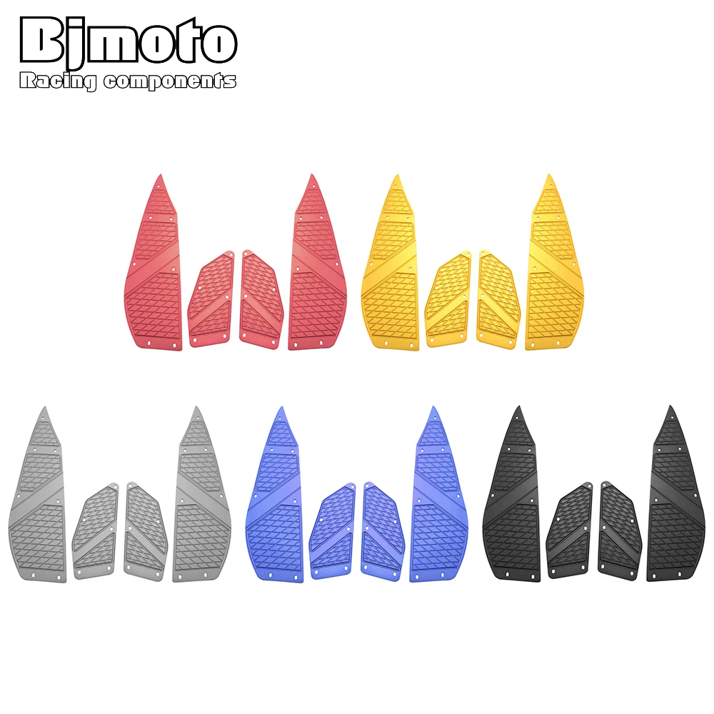 

For YAMAHA XMAX 300 2017-2018 XMAX 250 all year Motorbike Footrest Pedal Pad Motorcycle Front Rear Steps Foot Plate Footboard