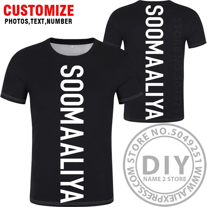 Style 15 Футболка с надписью «soomaaliya federal Kingdom», «soomaaliya», «сделай сам» - Цвет: Style 15