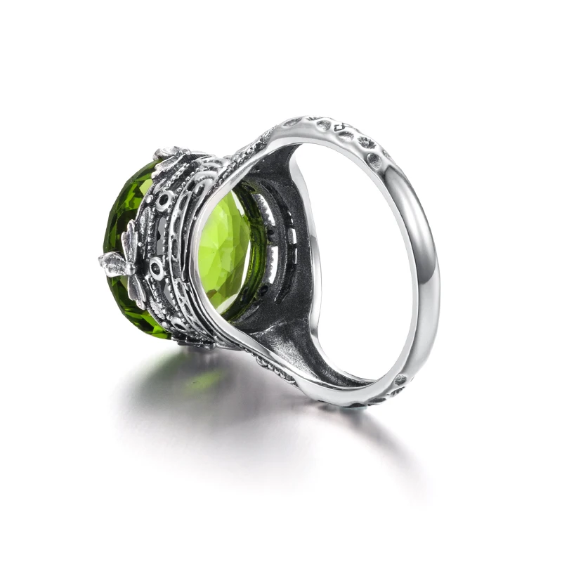 Victoria Стиль восстановление древних способов 1.2ct создан камень рождения Перидот