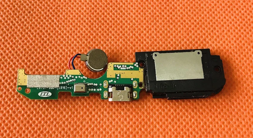 Б/у оригинальная зарядная плата с USB разъемом + микрофон Громкий динамик для Elephone