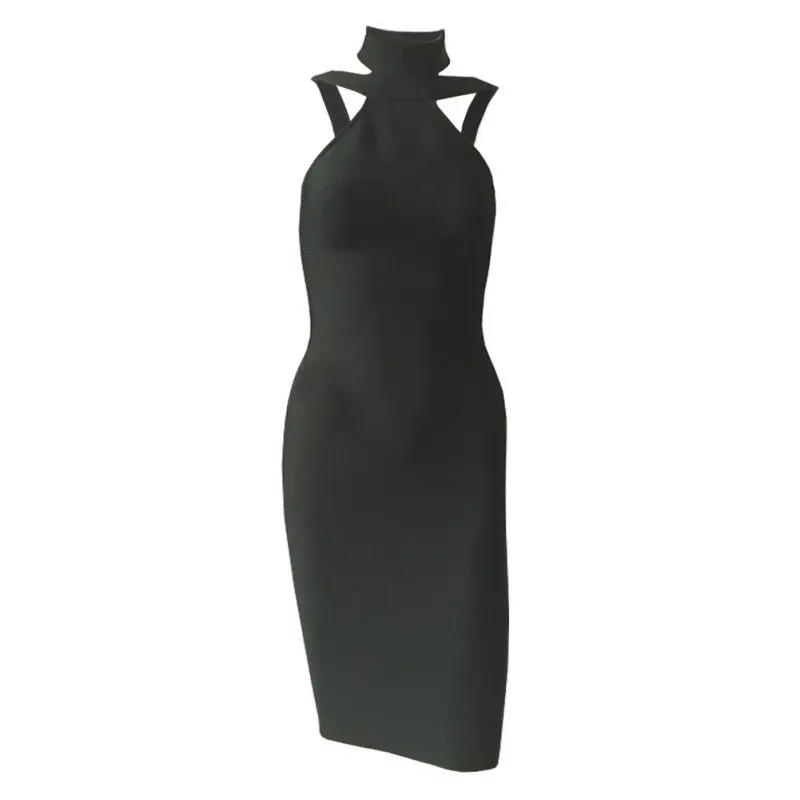 Летний стиль женские облегающие платья с лямкой на шее сексуальное Новое