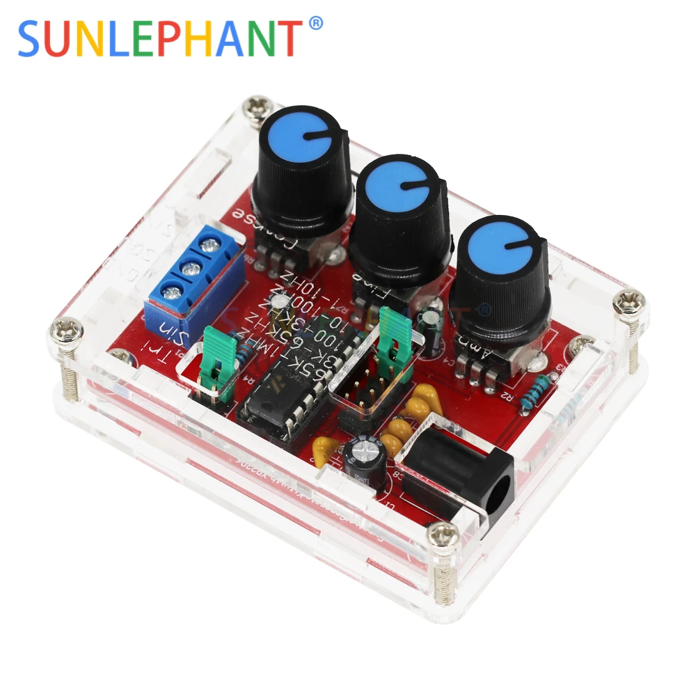 Функциональный генератор сигналов DIY Kit синус/треугольник/квадратный выход 1 Гц