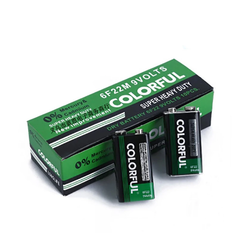 Cncool 10 шт. 9В 6F22 сухая батарея для цифровой камеры радиоуправляемая игрушка