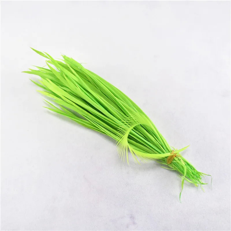 Apple Green Wholesale20-100pcs/лот тонкие мягкие перья индейки Марабу Промытые гусиные пушистые перья для украшения свадьбы - Цвет: Apple Green