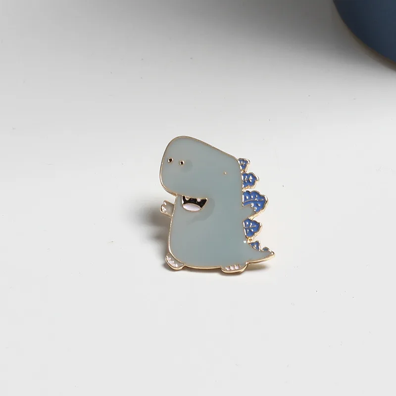 1 шт. детская эмалированная брошь в виде динозавра|Броши| |