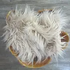 Реквизит для фотографии новорожденных, Корзина Подушка наполнитель длинный ворс искусственный мех для детских фотографий реквизит (45*85 см)