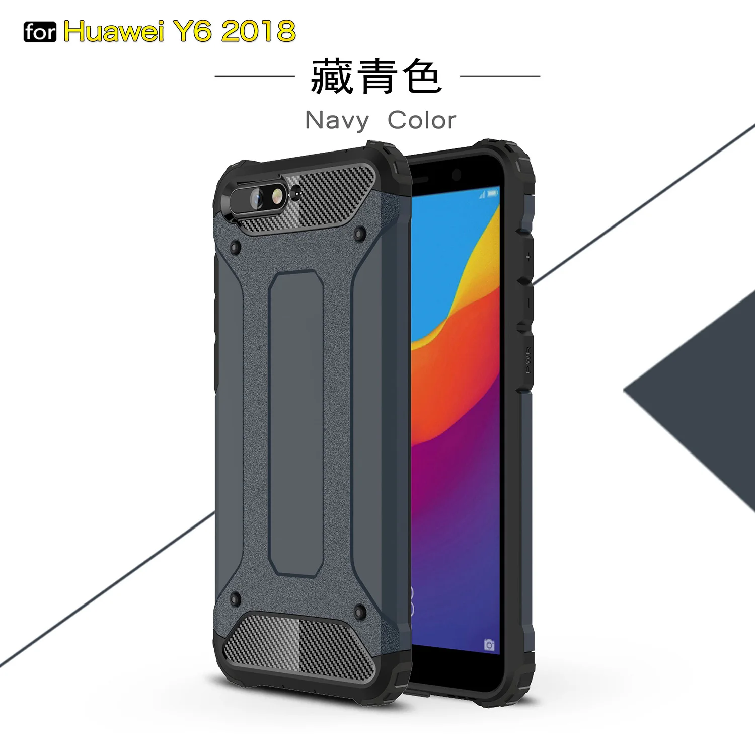 Wolfsay чехол для Huawei Y6 2018 ATU L21 5 7 &quot армированный силиконовый телефона Honor 7A