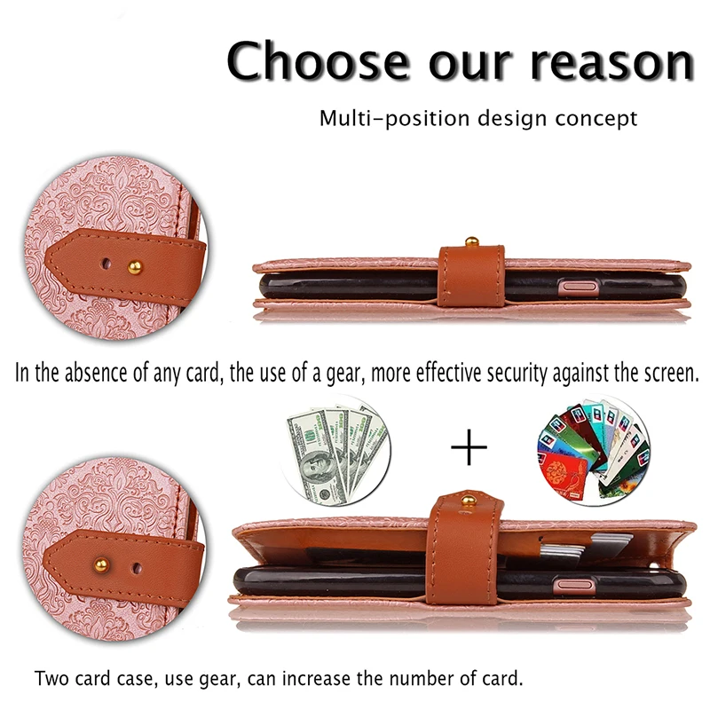 ЖЕЛТОФИОЛЬ выбивает Флип Бумажник Искусственная кожа чехол для iPhone 5 5S SE 6 Plus 6S 7