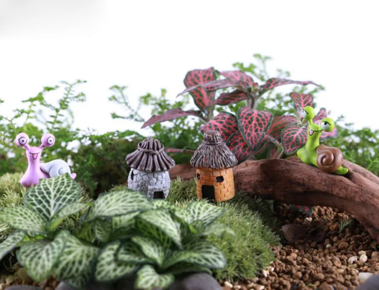 Новейший мини круглый мультфильм Экспрессия дом резиновые украшения для дома и