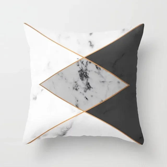 11 Мраморная наволочка 45*45 см, скандинавский Чехол на подушку, подушки для дома, Декор, кровать, домашний текстиль, большие декоративные подушки для дивана - Цвет: 11