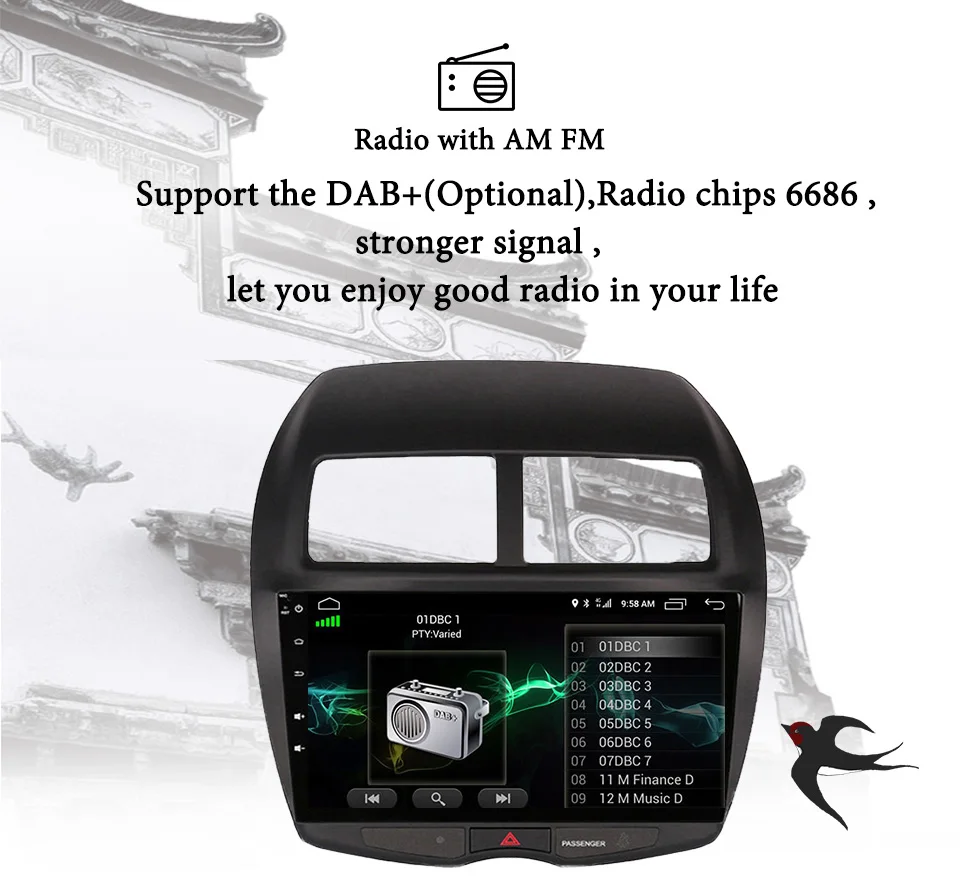 4 Гб+ 64 ГБ android 9,0 автомобильный dvd для Mitsubishi ASX 2010 2011 2012 радио gps-навигатор Видео Стерео мультимедийный плеер 8 ядерный ips экран