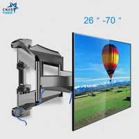 full motion tv wall mount contemporary designed super strength lcd bracket adjustable articulating stand tv arm for 26 70