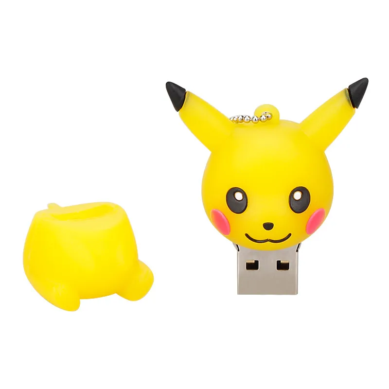 Usb флеш-накопитель 128 ГБ шариковая ручка эльфа 64 Гб pokemon Pikachu pendrive 32 ГБ 16 ГБ 8 ГБ 4 ГБ usb memory stick usb 2,0 - Цвет: 2