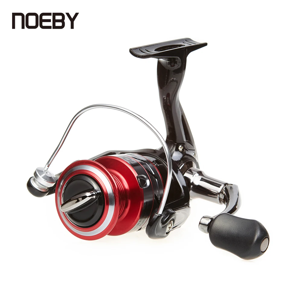NOEBY спиннинговая Рыболовная катушка 5 5: 1 2000/3000/4000/5000 + 1BB из алюминиевого сплава