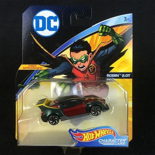 luobin Оригинальные игрушки Hotwheels Dc Comics, имитация металла, мини гоночная модель автомобиля, супер герой, Бэтмен, серия игрушек для мальчиков, Oyuncak, Araba, подарок - Цвет: luobin
