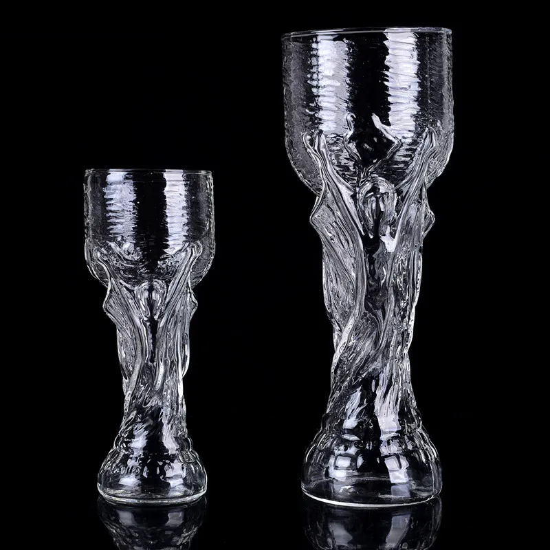 350ml/850ml Creative Glass Cup Bar Crystal Water Whiskey Wine Drinking The Football Design Beer Friend Gifts | Дом и сад