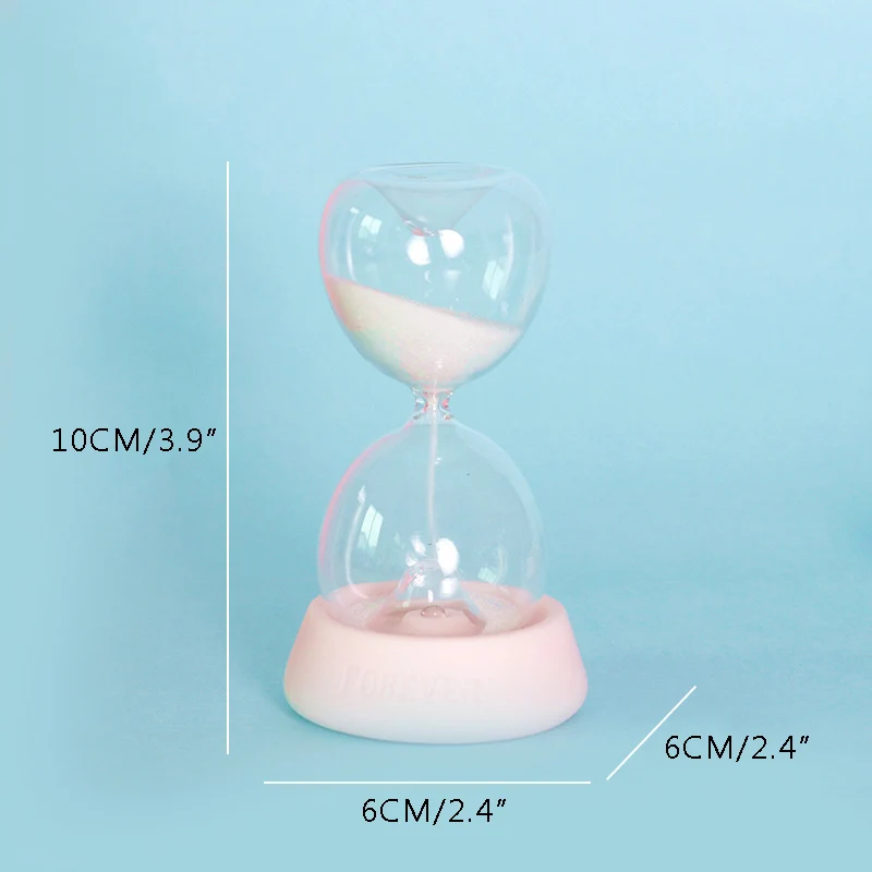 Nordic Sand glass Hour Timer 50 Seconds с подсветкой украшения для детской комнаты дома аксессуары