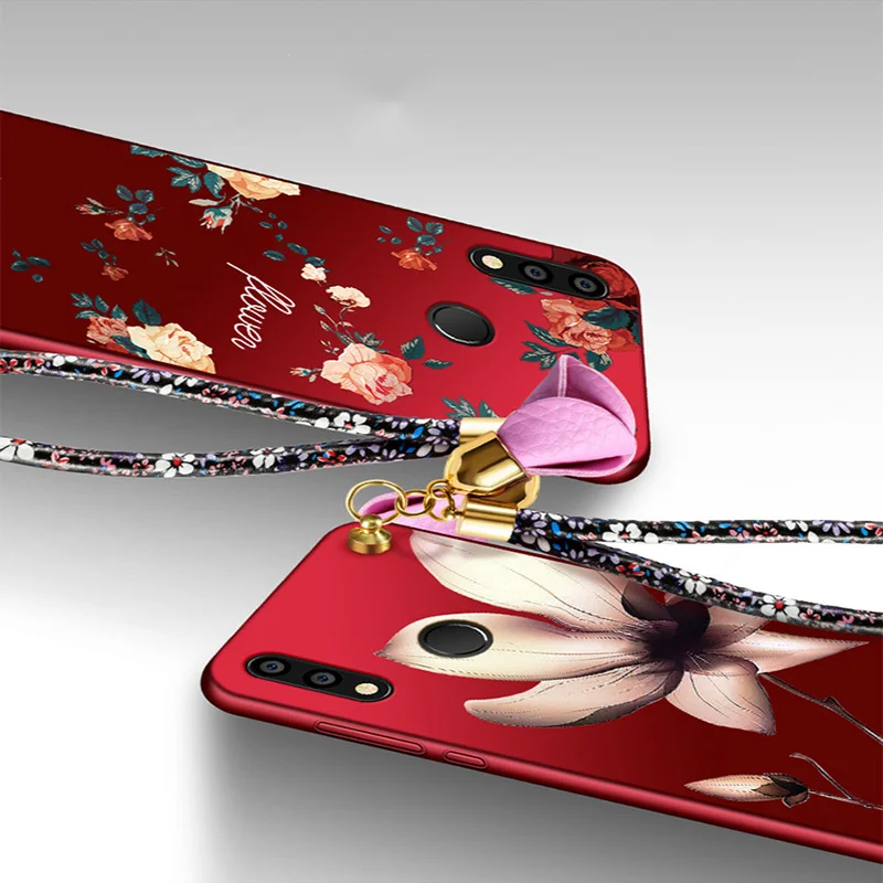Чехол для huawei P20 lite Модный мягкий чехол с цветами телефона P20lite P 20 защитный