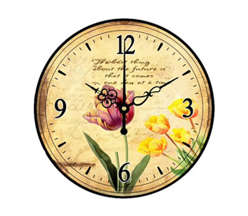 Духи лилия настенные часы цветочный дизайн модные бесшумные для гостиной кухни