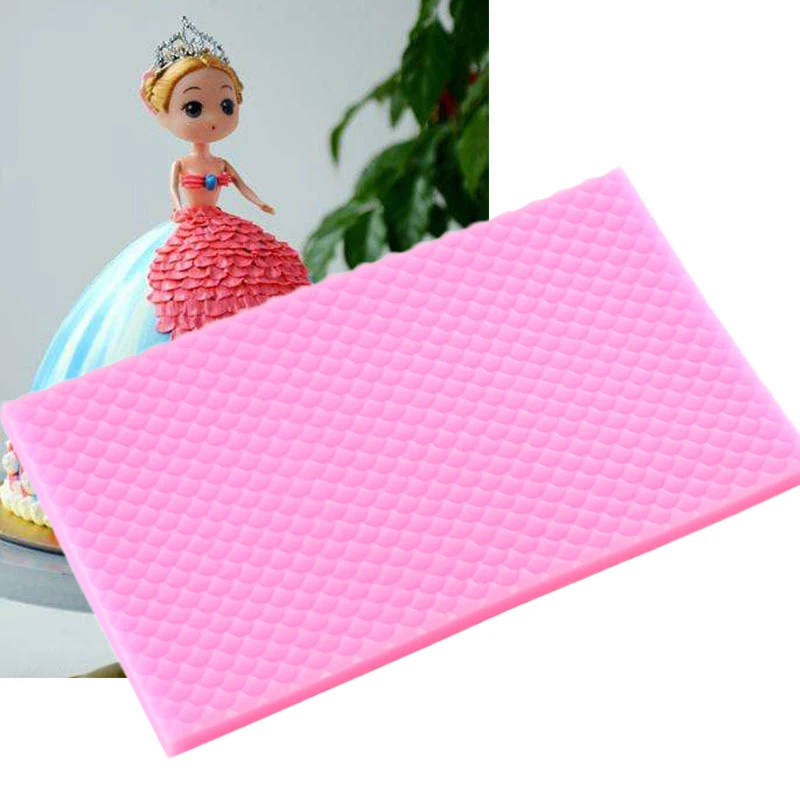 Силиконовая форма для выпечки в виде рыбьей чешуи|cake mould|clay moldpolymer clay molds |