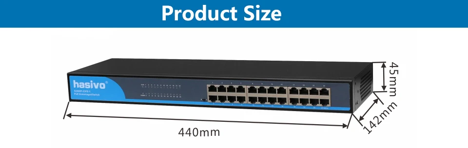 24 Порты и разъёмы 10/100Mbs коммутатор питания через Ethernet Пассивный PoE с 1 Uplink Порты и разъёмы Мощность over Ethernet переключатель Адаптер для Беспроводной AP IP камера