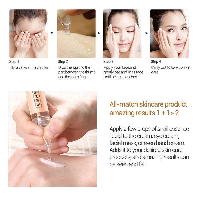 SOONPURE Выпариваемый раствор улитки возобновления 4PCS