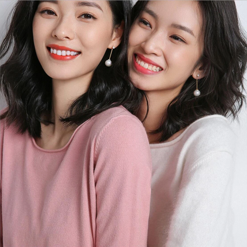 Новинка 2020 модный кашемировый смешанный вязаный свитер женские топы