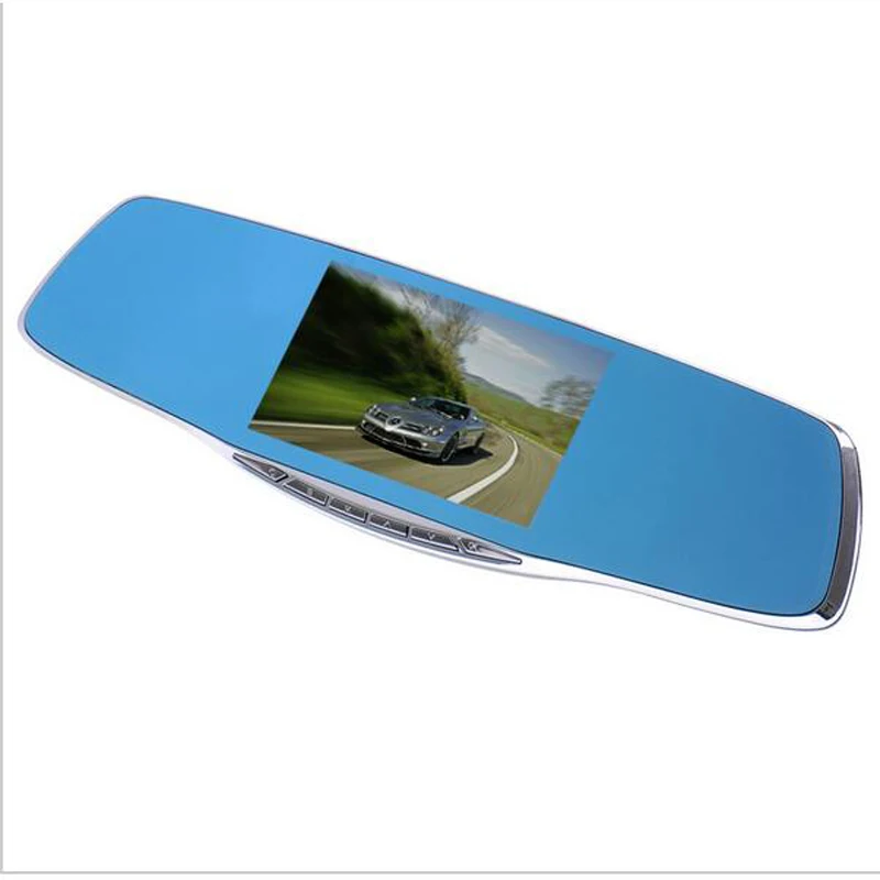 Автомобильный видеорегистратор с двумя объективами зеркало заднего вида