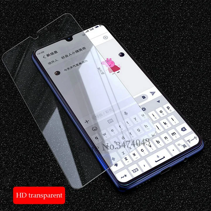 Полное защитное закаленное стекло для huawei P Smart Plus защита экрана 9H Защитное стекло для huawei P Smart стекло - Цвет: HD transparent