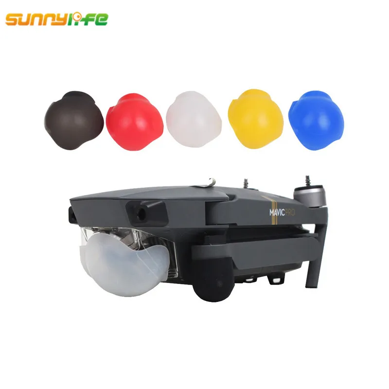 Sunnylife DJI объектив Mavic PRO крышка Мягкий силиконовый чехол Защитная Gimbal защитный
