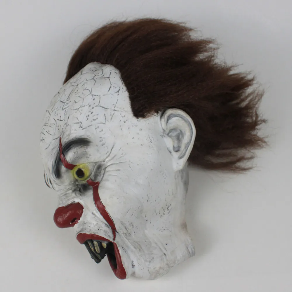 Джокер Pennywise маска Косплэй латекс шлем Стивена Кинга это страшное Ужас маски