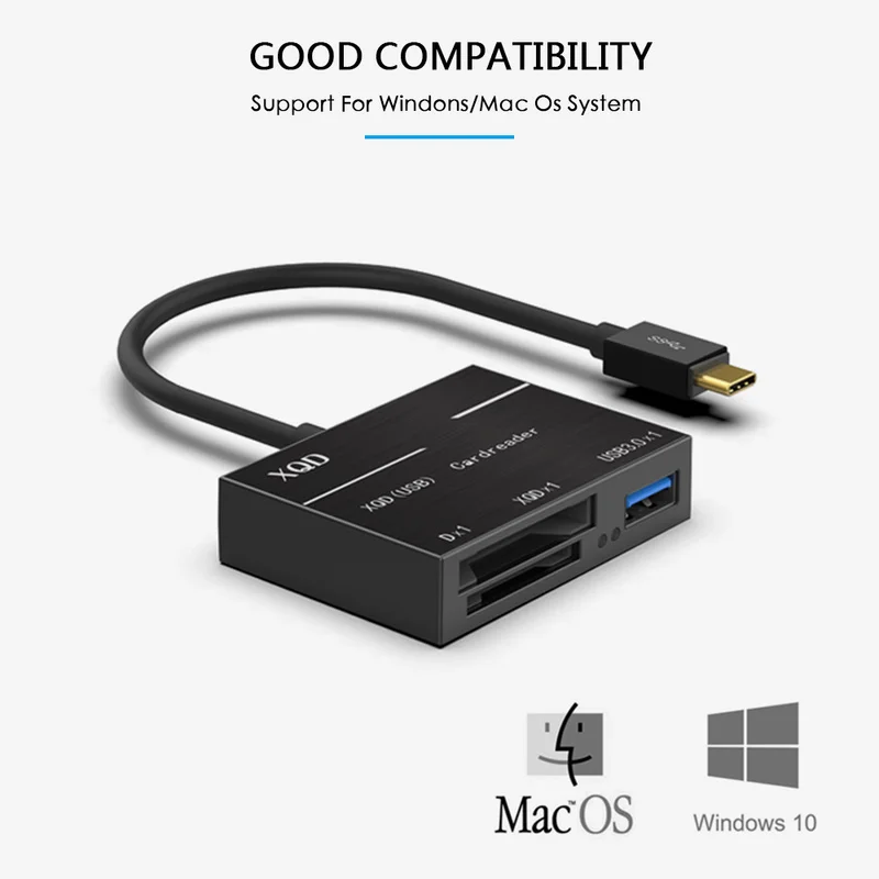 Type-C для XQD/SD карты высокоскоростной кард-ридер USB3.0 высокоскоростная камера компьютерный набор адаптер для sony серии G Lexar XQD карты