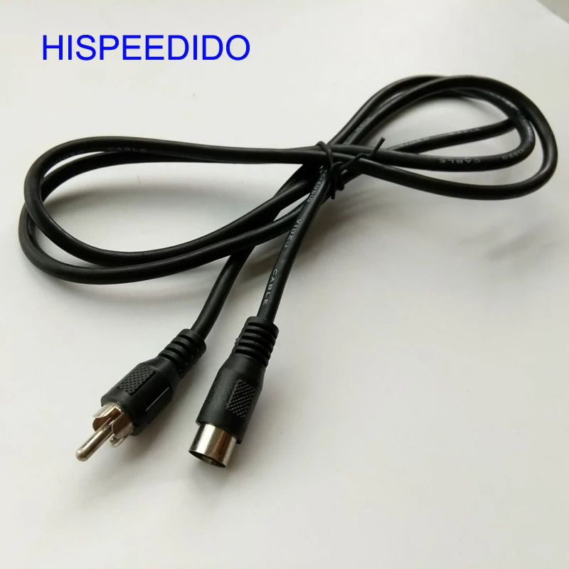HISPEEDIDO 100 шт./лот RF TV свинцовый кабель Шнур Разъем подходит для Super Nintendo NES 64 N64 Commodore