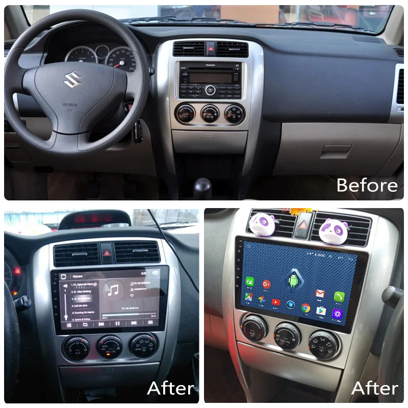 4G Lte все нетком 9 дюймов Android 8,0 автомобильный Dvd Gps плеер для Suzuki Liana 2007-2013 Встроенный Радио Навигация Bt Wifi