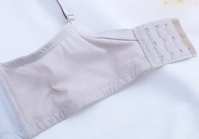 BAICLOTHING, удобный женский Гладкий бюстгальтер с 3/4 чашечками, не закрывающийся на косточках, кружевной бюстгальтер с вышивкой, нижнее белье, 34, 36, 38, 40 B, C, D, E